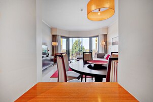 Superior Apartment, 2 Bedrooms, Non Smoking, Balcony | Living area | 43-inch TV with cable channels