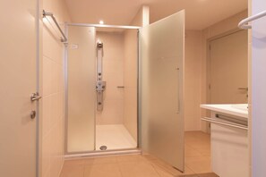 Shower, hair dryer