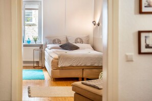 1 bedroom, free WiFi, bed sheets - Apartment 'Der Insulaner' with Wi-Fi (Lindau)