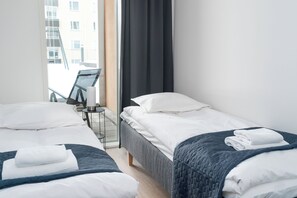 Family Apartment, Garden View | Desk, laptop workspace, blackout drapes, soundproofing - Rahulihomes City Center Jyväskylä (Jyväskylä)