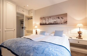 2 slaapkamers, een strijkplank/strijkijzer, gratis wifi