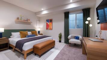 2 chambres, bureau, fer et planche à repasser, Wi-Fi gratuit