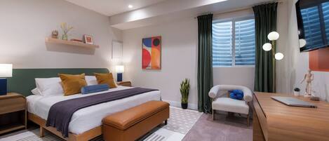 2 bedrooms, desk, iron/ironing board, free WiFi