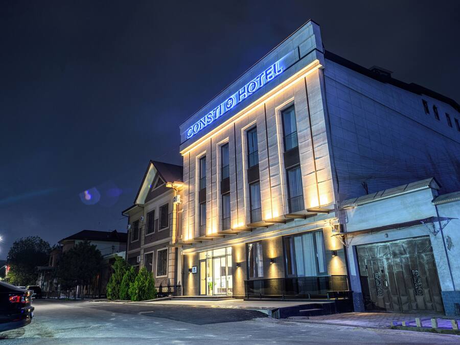 Front of property – evening/night