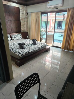 1 غرفة نوم وخزنة داخل الغرفة وتجهيزات عازلة للصوت وواي فاي مجانًا