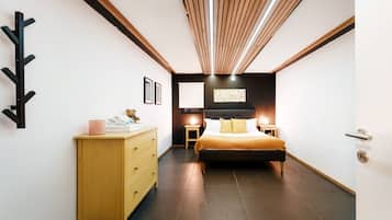 1 Schlafzimmer, Zimmersafe, BĂŒgeleisen/BĂŒgelbrett, kostenloses WLAN