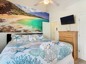 4 bedrooms, iron/ironing board, travel cot, free WiFi