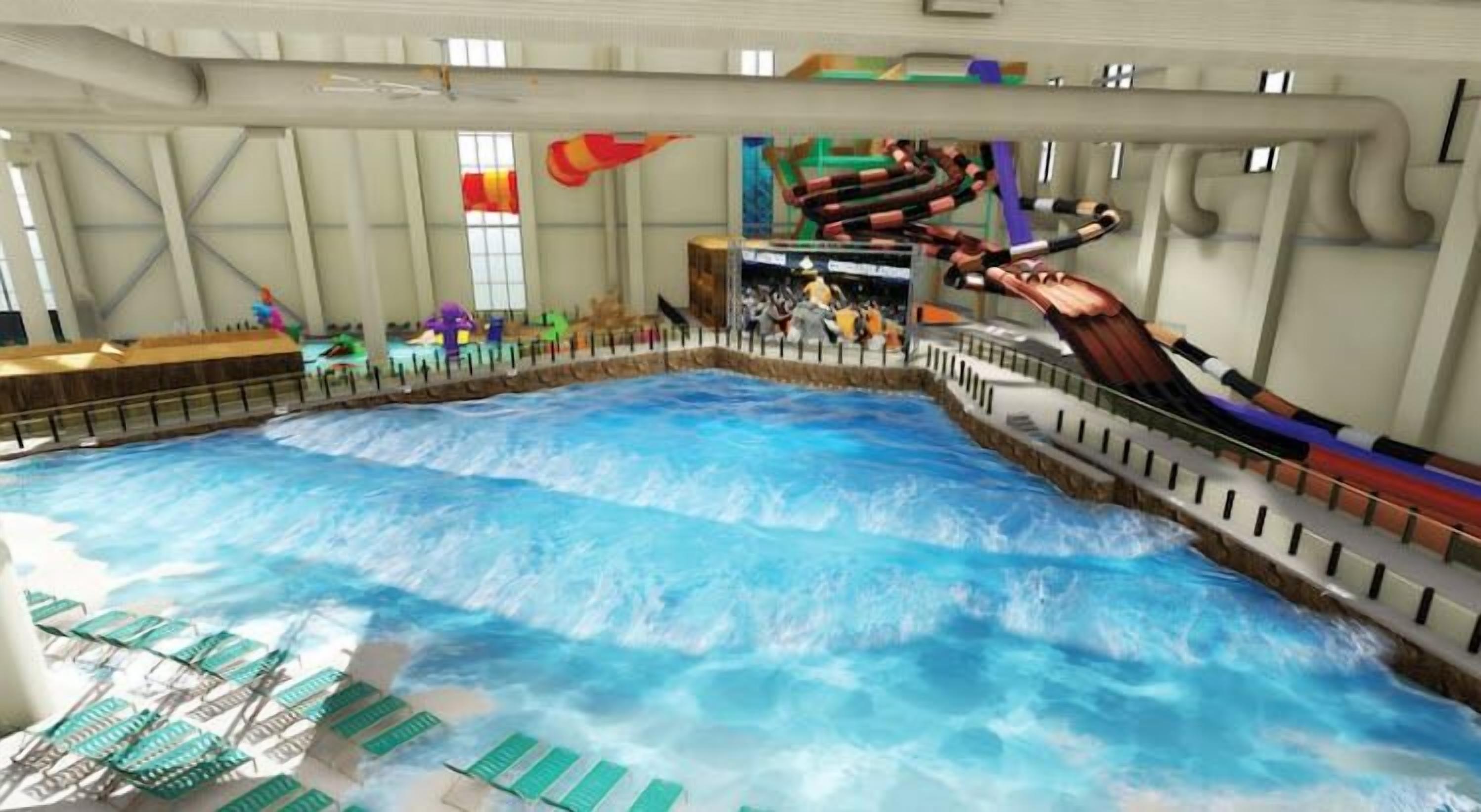 屋内プール、温水プール