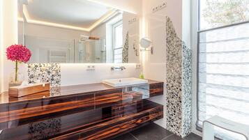 Shower, hair dryer, bidet