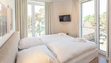 2 Schlafzimmer, Reisekinderbett, kostenloses WLAN