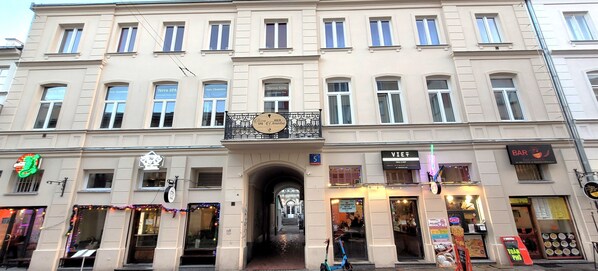 Façade de l’hébergement