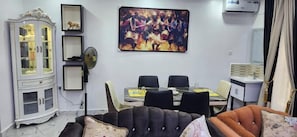 Family Apartment, Balcony, City View | Living area - Me Time Residence  (Enugu)