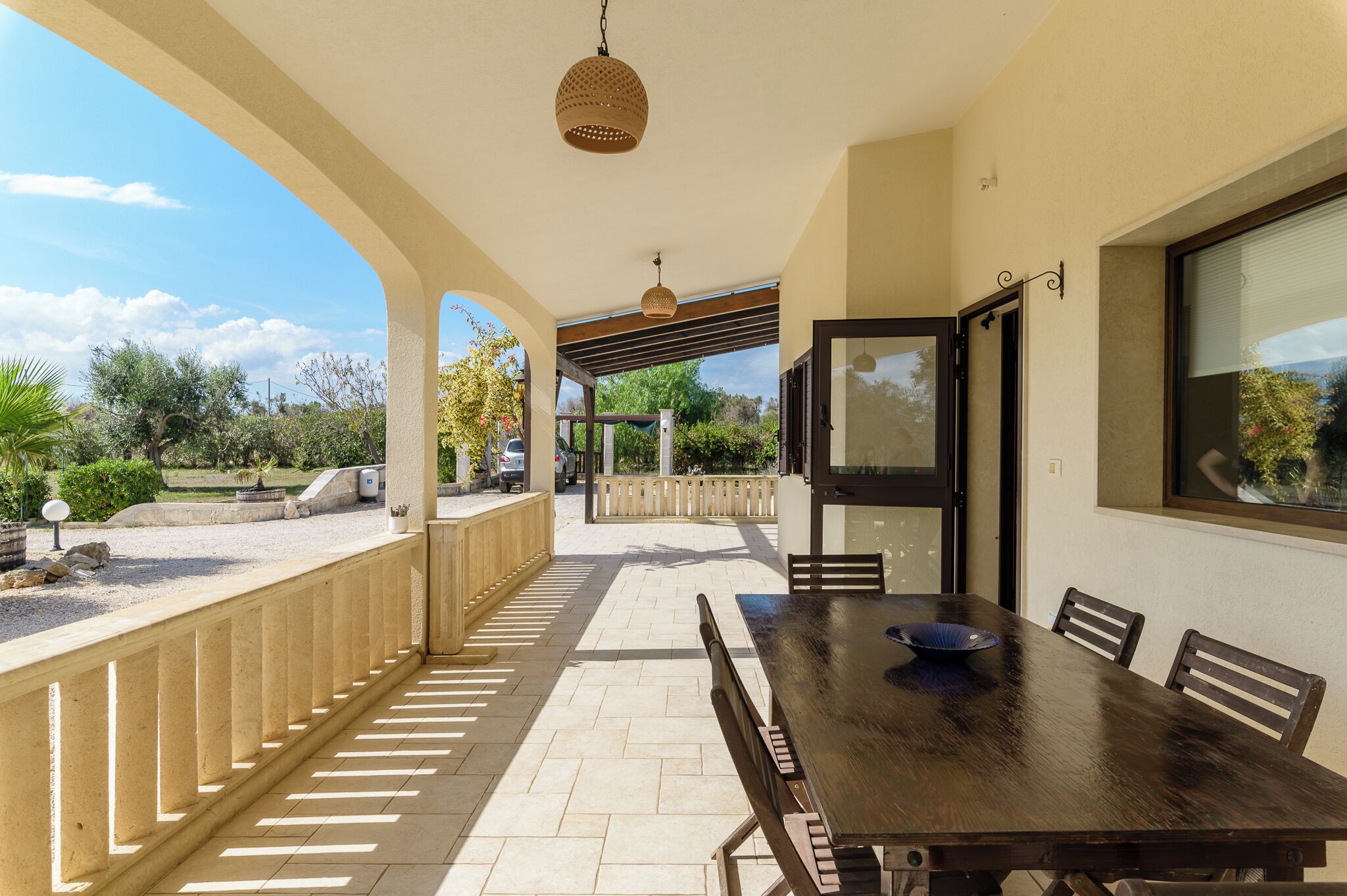Vila luxo, vista para a piscina | Terraço/pátio