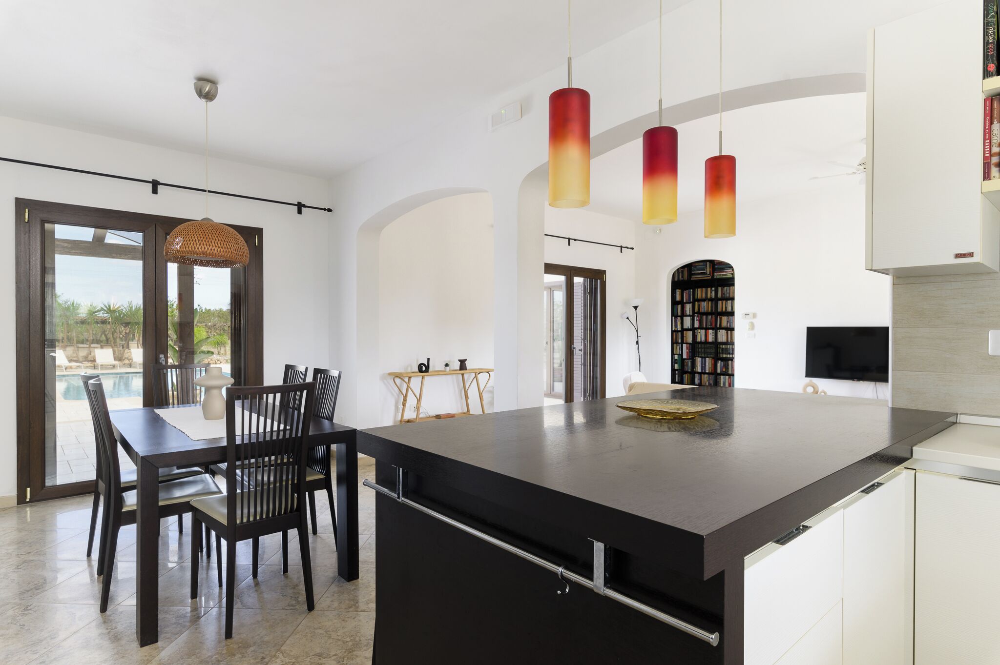 Vila luxo, vista para a piscina | Cozinha privada