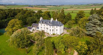 Entire self-contained ground floor of historic Georgian mansion near Troon