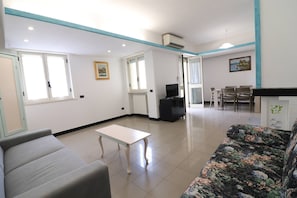 Apartment, 2 Bedrooms, Smoking, Balcony | Living room - Casa Minerva Beautiful Holiday Home With Sea & Castle View in the Heart of Otr (Otranto)
