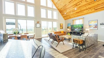 TV connectée, cheminée