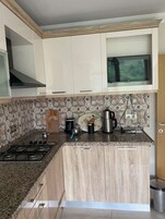Apartamento básico, balcón, vistas a la montaña | Cocina privada