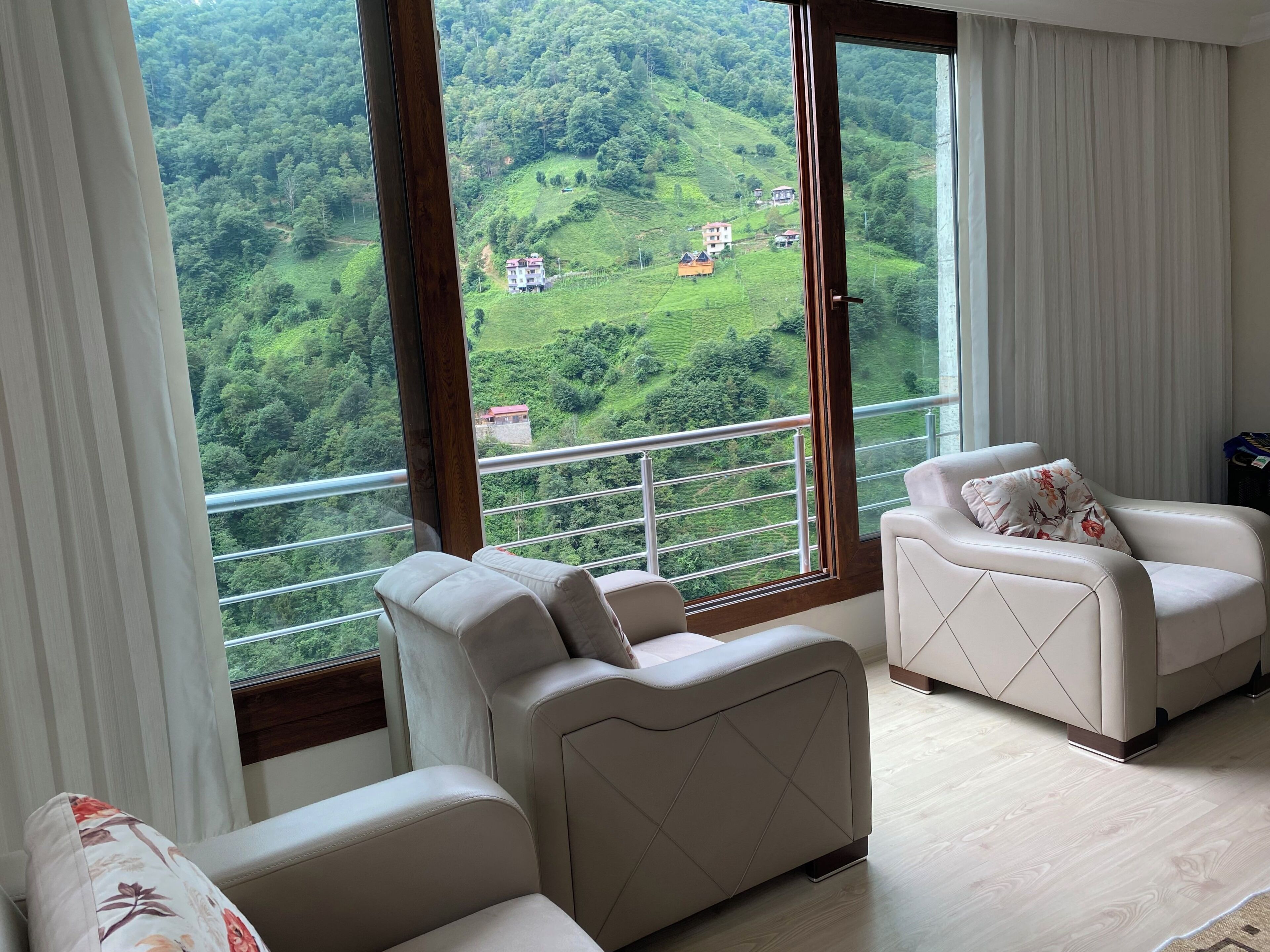 Basic Apartment, Balcony, Mountain View | Living room