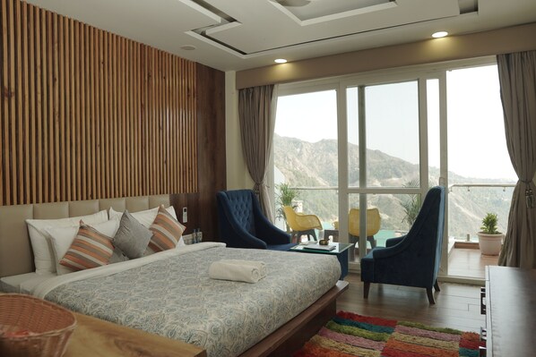 Premium-Doppelzimmer, Bergblick | Kostenloses WLAN