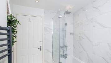 Shower, hair dryer