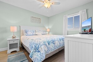 1 bedroom, iron/ironing board, travel crib, free WiFi