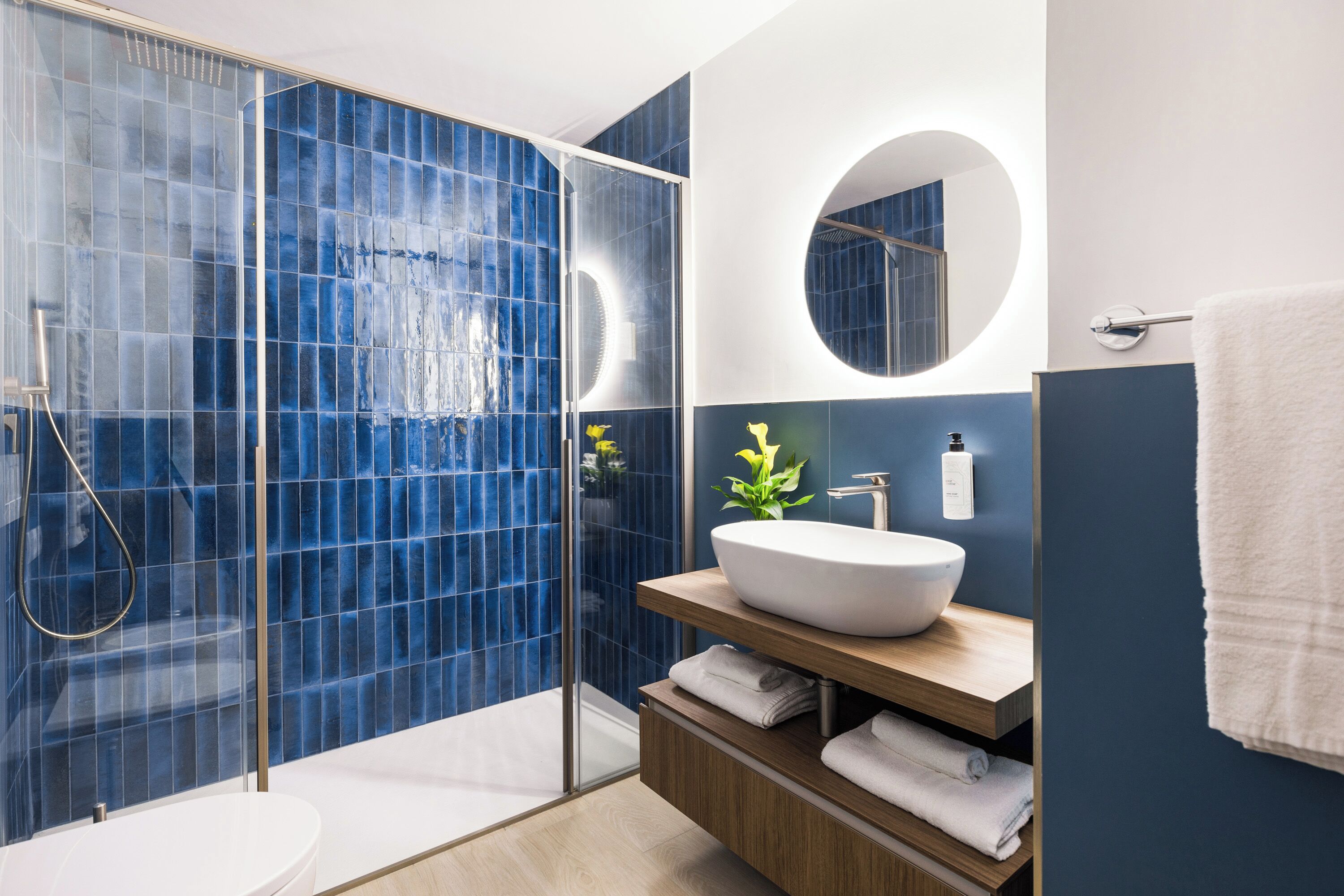 Superior-Apartment, 1 Schlafzimmer | Badezimmer | Dusche, kostenlose Toilettenartikel, Haartrockner, Bidet