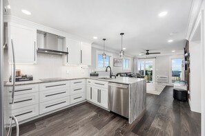 Fridge, microwave, oven, stovetop - Modern Escape - Luxe Oceanfront 2BR & Epic Kitchen (Myrtle Beach)