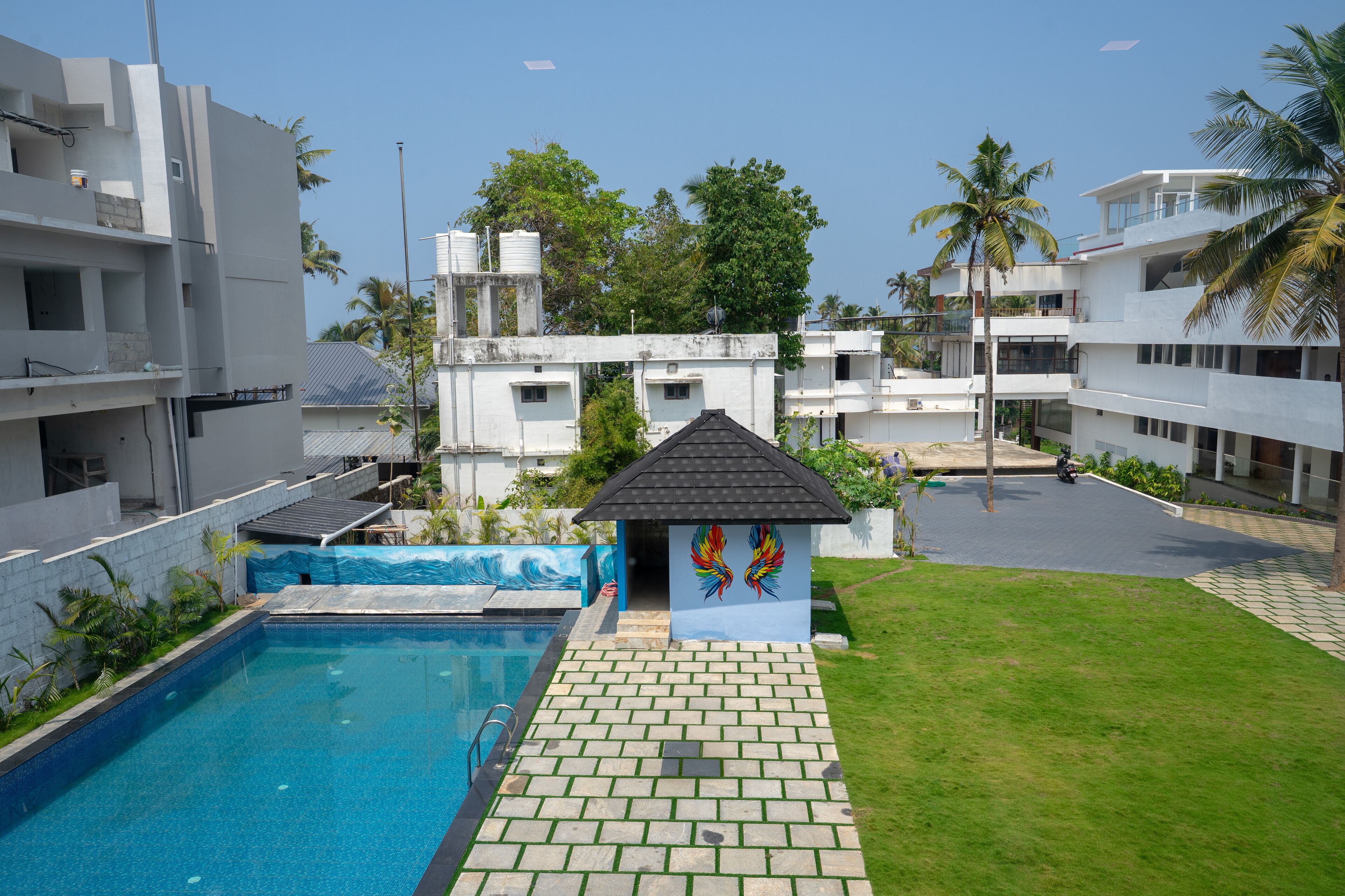 Fachada de la propiedad