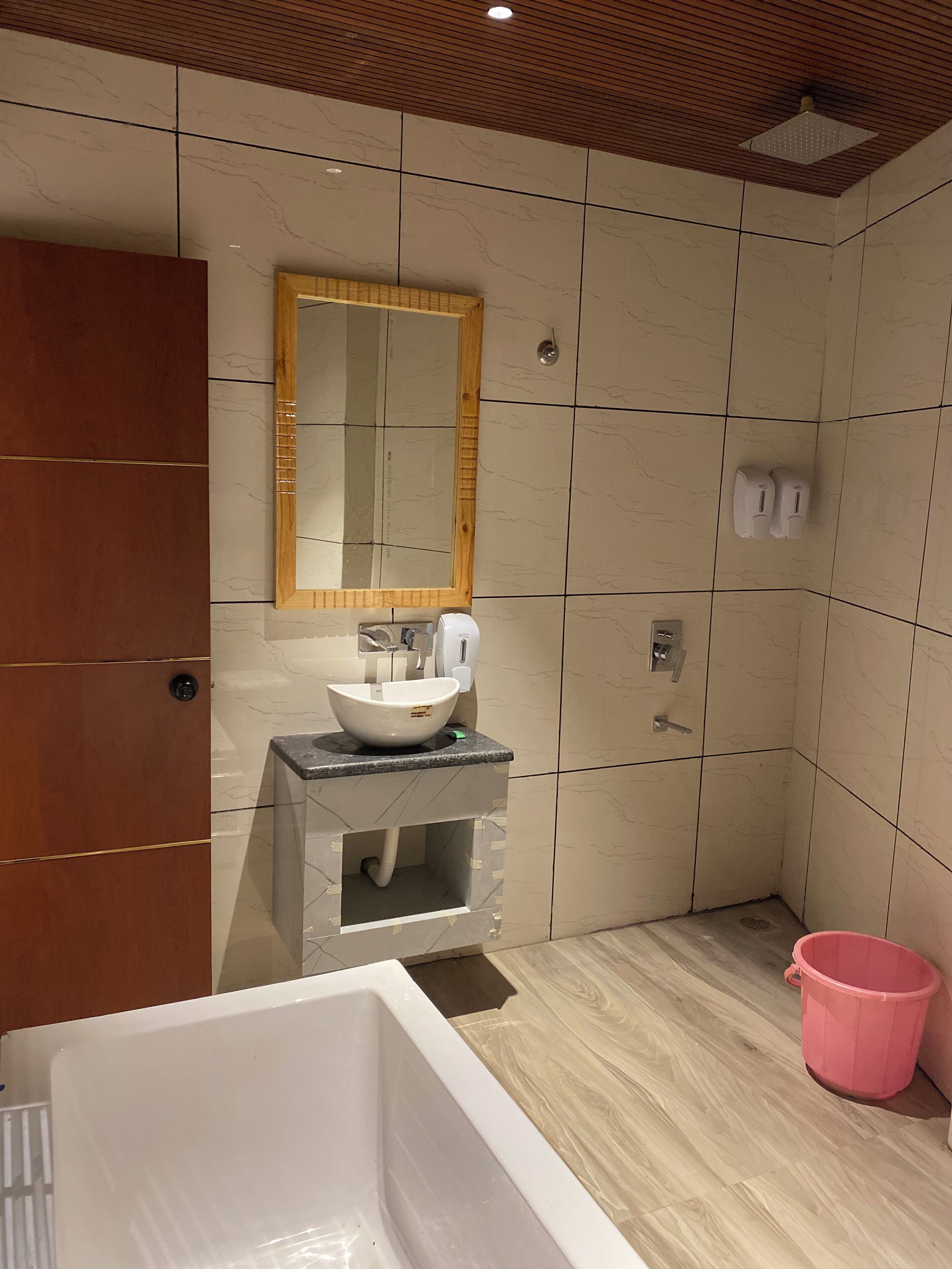 Towels, soap, toilet paper