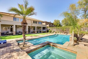 House (5 Bedrooms) | Front of property - Luxe Mtn-view Mansion w/ Hot Tub in Phoenix! (Phoenix)