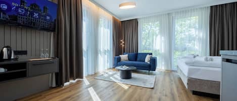 Studio Supérieur | 1 chambre, espace de travail pour ordinateur portable