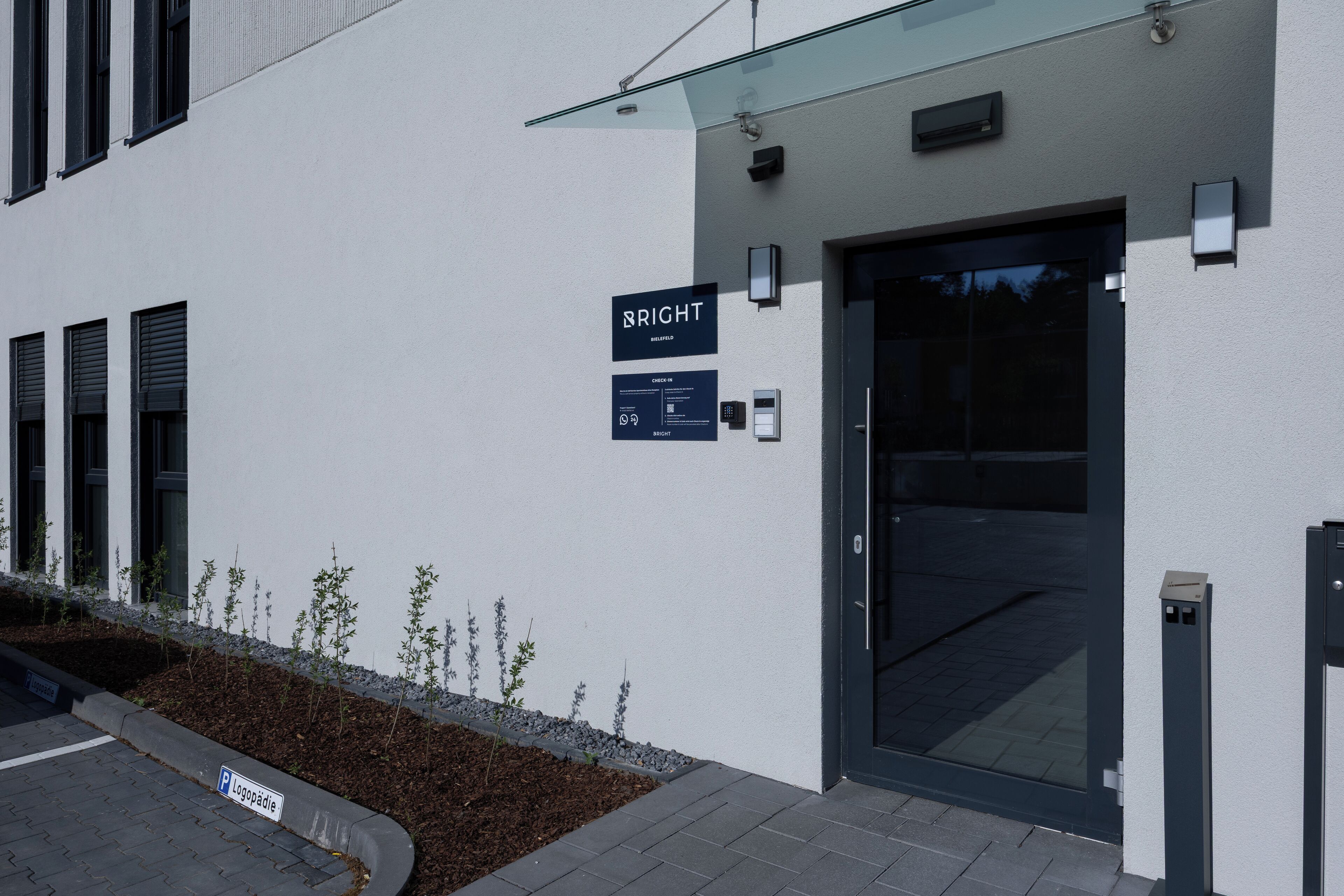 Fassade der Unterkunft