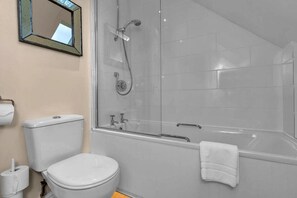 Hair dryer, towels