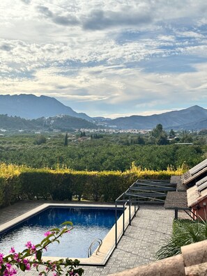 Uitzicht vanuit accommodatie