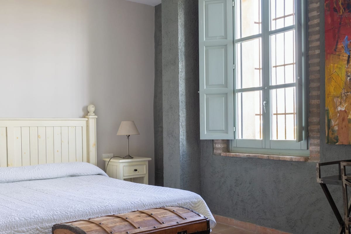 Chambre Double Confort, vue jardin | Literie de qualité supérieure, couette en duvet d'oie
