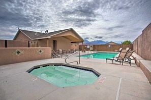 Una piscina climatizada