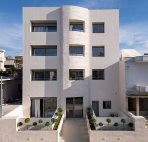 Framhlið gististaðar