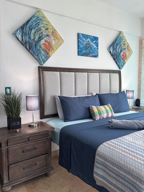 BlueDream@BednBongExp | Individually decorated, laptop workspace, blackout drapes - BednBong Experience Stay (Arecibo)
