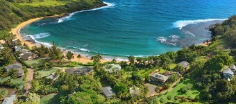 Moloaa Bay Cottage, A/C, 1 BD/1 BA with Den & loft