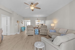 Condo, 2 Bedrooms | Living area | Smart TV