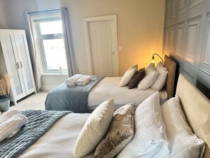 2 bedrooms, in-room safe, iron/ironing board, WiFi