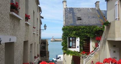 Close to Omaha Beach, single-story cottage, veranda, pets allowed