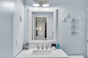 Shower, hair dryer