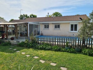 Exterior - Seasonal rental Villa+car parking+pool (Lanton)