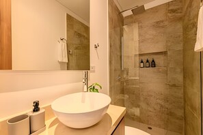 Hair dryer, towels