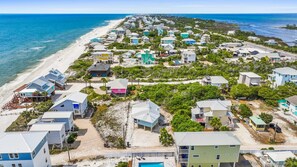 Exterior - Baby Blue- family friendly, pet friendly, wifi, great gulf views! (Cape San Blas)