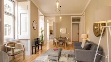 Apartamento | Área de estar | TV de tela plana