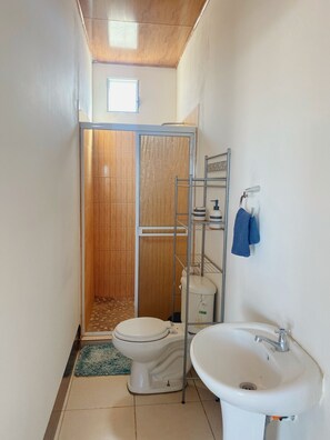 Suihku, pyyhkeet, saippua, vessapaperi