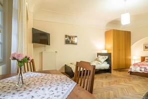 Apartamento | 1 quarto, Wi-Fi de cortesia, roupa de cama
